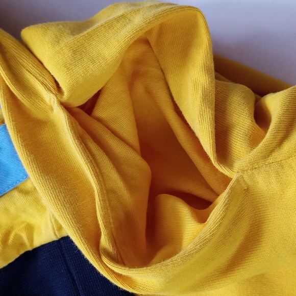 Tommy Hilfiger Denim Patched Big Print Long Sleeve T-Shirt Yellow - Picture 10 of 11